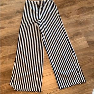 Women’s WHO WHAT WEAR target striped flared pants